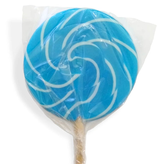 SWIRLY POPS 1.5oz - BLUE - RASPBERRY