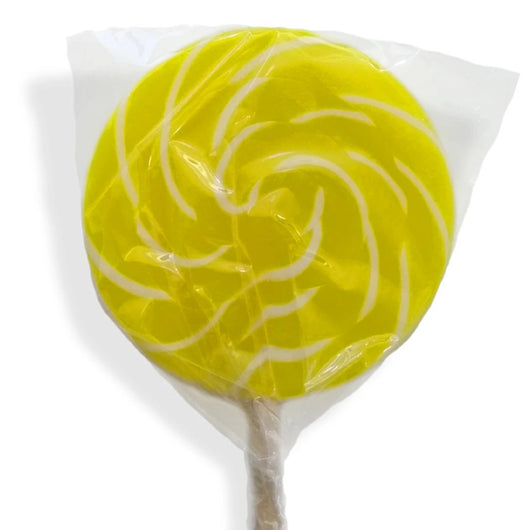 SWIRLY POPS 1.5oz - YELLOW - LEMON