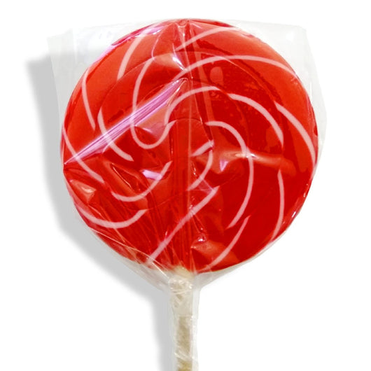 SWIRLY POPS 1.5oz - RED - CHERRY