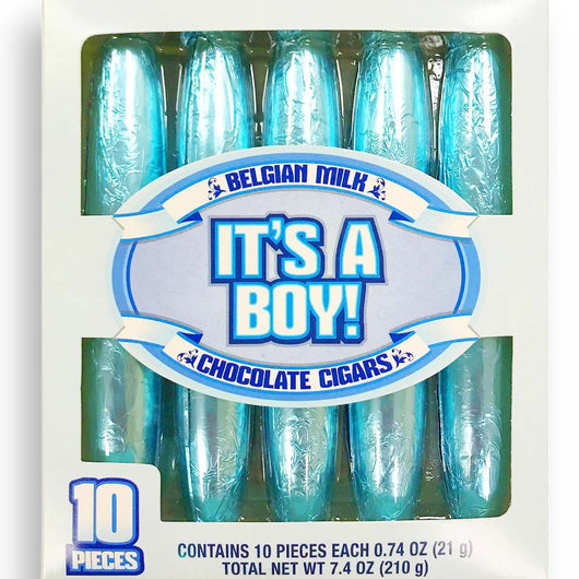 it's a boy chocolate cigars