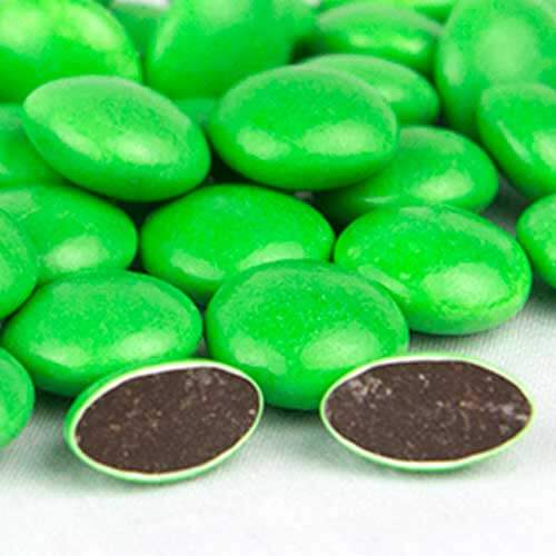 MILK CHOCOLATE GEMS/DROPS GREEN Miami Candies, LLC.