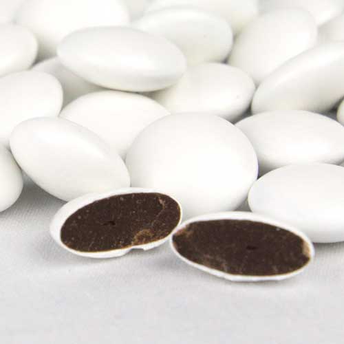 MILK CHOCOLATE GEMS/DROPS WHITE Miami Candies, LLC.