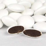 MILK CHOCOLATE GEMS/DROPS WHITE