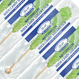 LIME GREEN, WATERMELON ROCK CANDY STICKS from Miami Candies