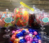 CARAMEL FILLED FOILED MILK CHOCOLATE BALLS - BLACK
