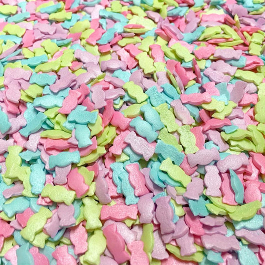 SHIMMER CANDY SHAPES<BR>ASSORTED