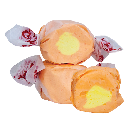 ORANGE & YELLOW MANGO SALTWATER TAFFY from Miami Candies Sweets