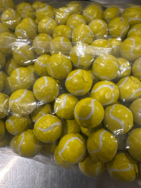 FOILED TENNIS CHOCOLATE BALLS  1LB