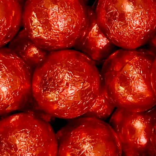 red chocolate balls