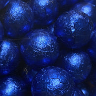 FOILED CHOCOLATE BALLS - ROYAL BLUE 1LB