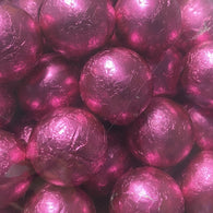 pink chocolate balls