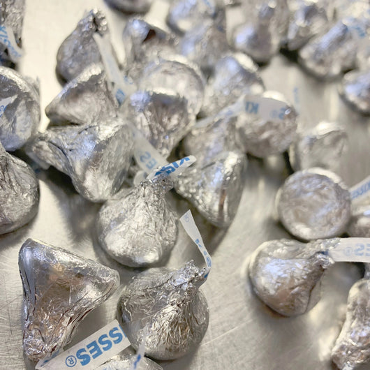 HERSHEY'S KISSES<BR>SILVER