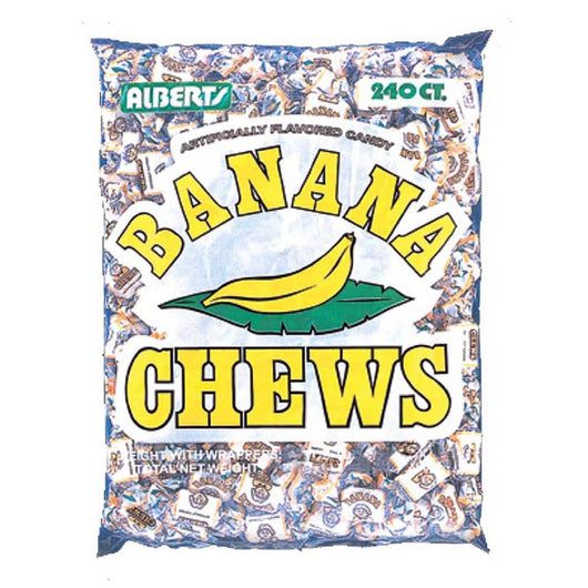 BANANA CHEWS 240ct from Miami Candies Sweets & Snacks