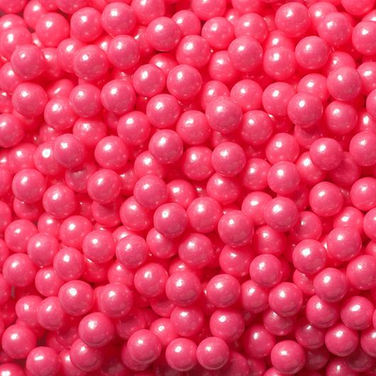 CANDY PEARLS, SHIMMER BRIGHT PINK from Miami Candies Sweets & Snacks