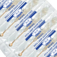 WHITE, NATURAL ROCK CANDY STICKS from Miami Candies