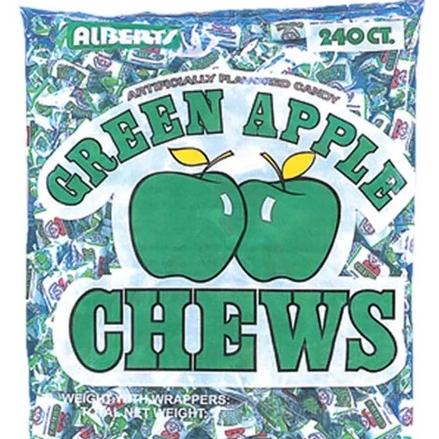 GREEN APPLE CHEWS<br>(240 Count)