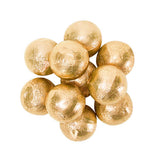 CARAMEL FILLED FOILED MILK CHOCOLATE BALLS - GOLD