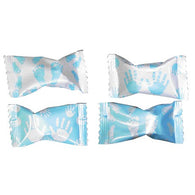 WRAPPED BUTTER MINTS - BABY FEET BLUE