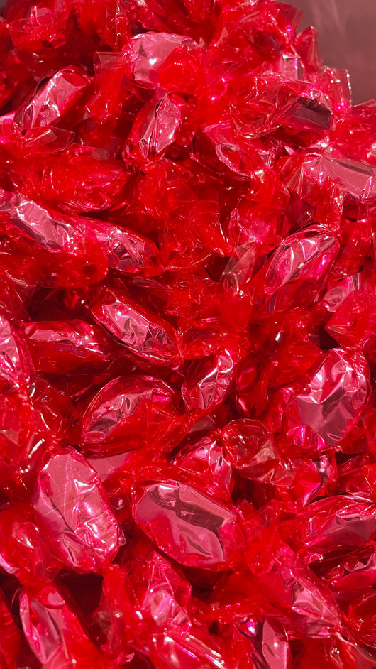 WRAPPED CANDIES 2lbs Hot Pink Bubblegum flavor